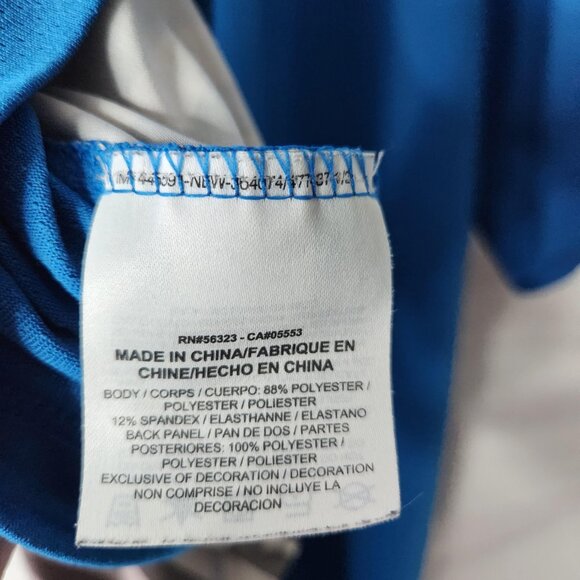 Nike Golf Tour Performance Dri-FIT Polo Men’s XL – Blue w/ Silver Streaks - Picture 6 of 6